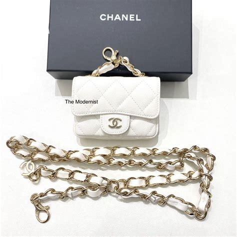 chanel white belt bag|chanel belt bag 2021.